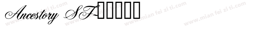 Ancestory SF字体转换